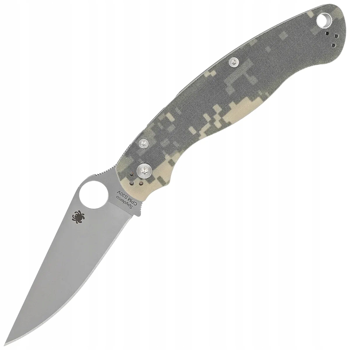 Nóż składany Edc Spyderco Military 2 Plain Cpm S30V by Sal Eric Glesser