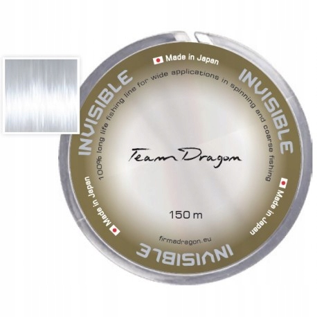 

Żyłka Team Dragon Invisible 150m 0.22mm bezbarwna