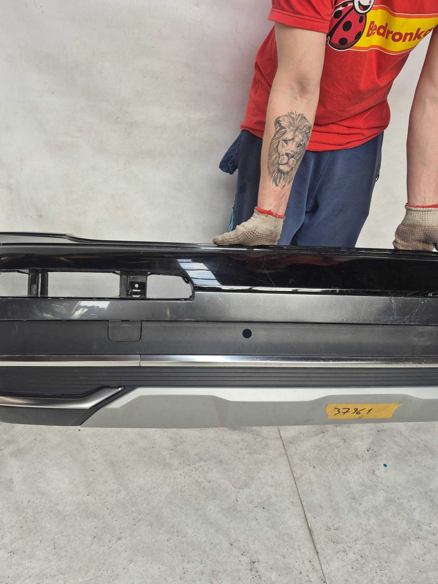 AUDI Q7 4M0 LIFT 19- bumper rear part rear PDC