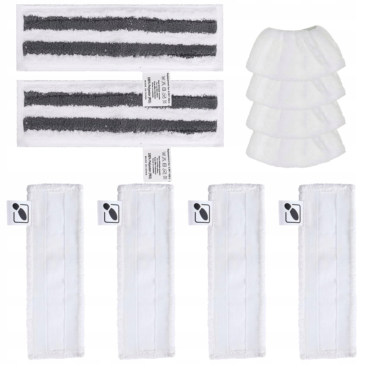 10x Zestaw ścierek do podłogi Karcher EasyFix do karoserii, podłóg, szyb