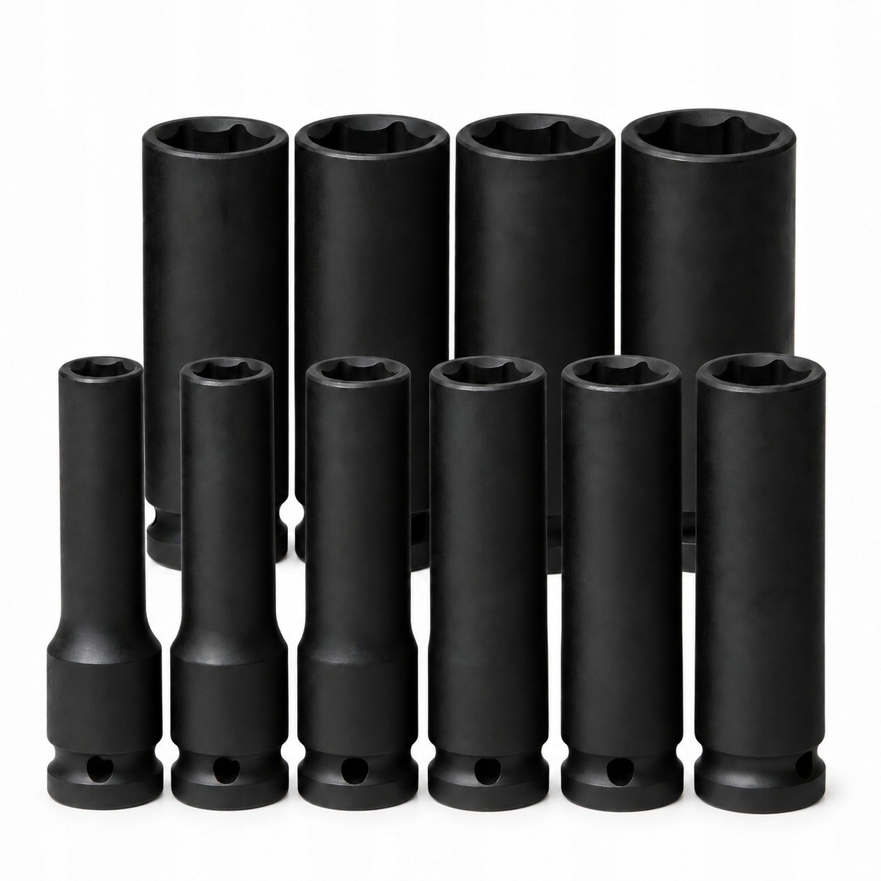 Nasadki udarowe Mjw 1/2 cala długie 78 mm CrMo 10-24 mm 10 szt. 51110