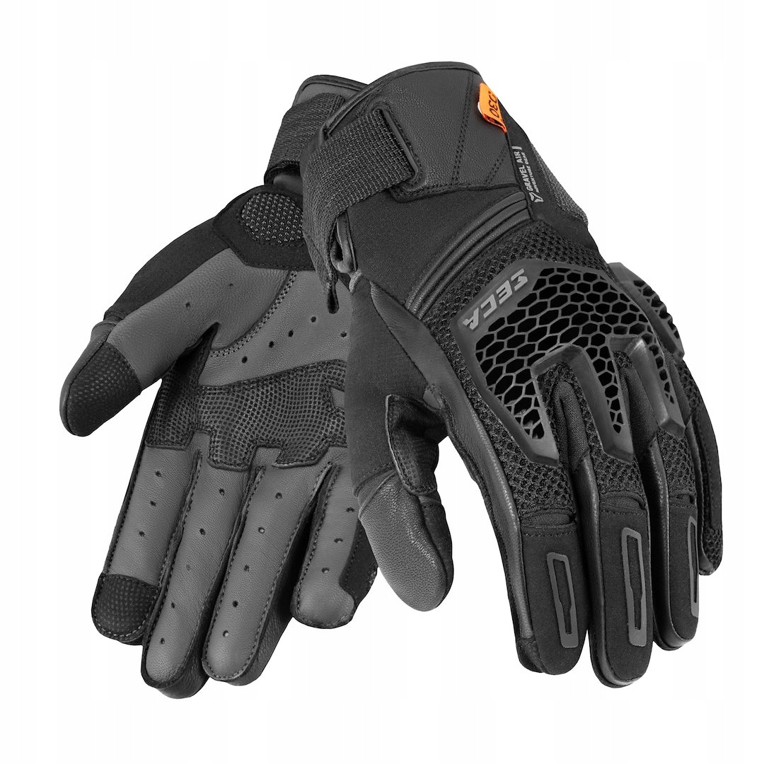 Seca Motocyklové Rukavice Gravel Black XL