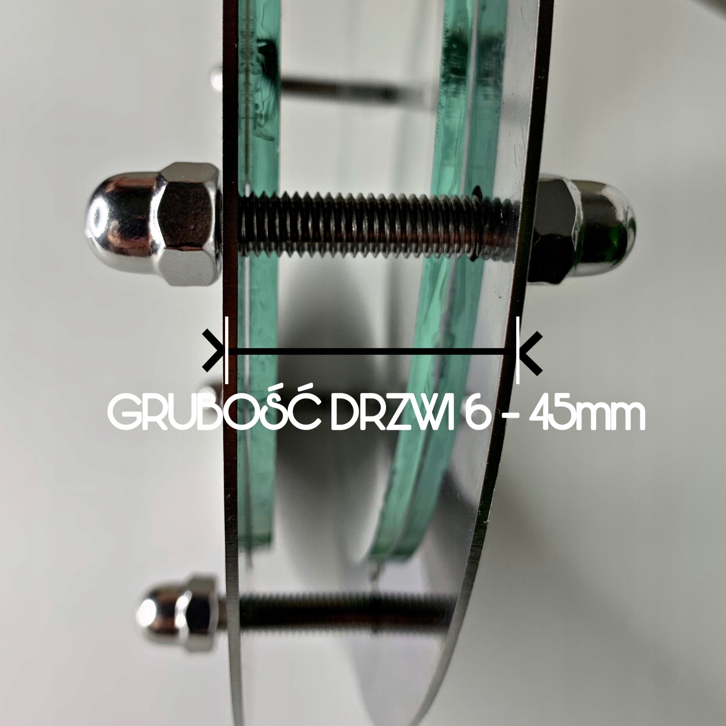 BULAJ 50CM DO DRZWI/ŚCIANEK SZKŁO MLECZNE Rodzaj wahadłowe