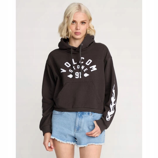 mikina Volcom 1991 Mini Vintage Black Velikost oblečení: M