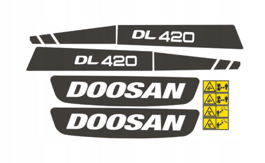 Samolepky s lepením Doosan DL420