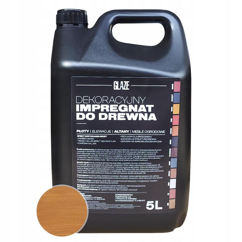 

Impregnat Do Drewna Glaze 5L Sosna