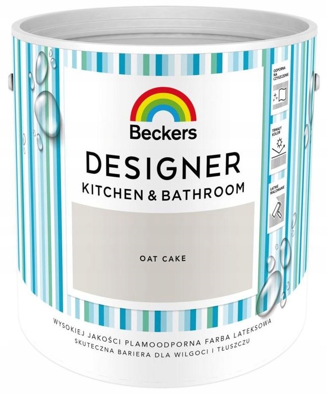 

Beckers farba do kuchni łazienek 5L Oat Cake