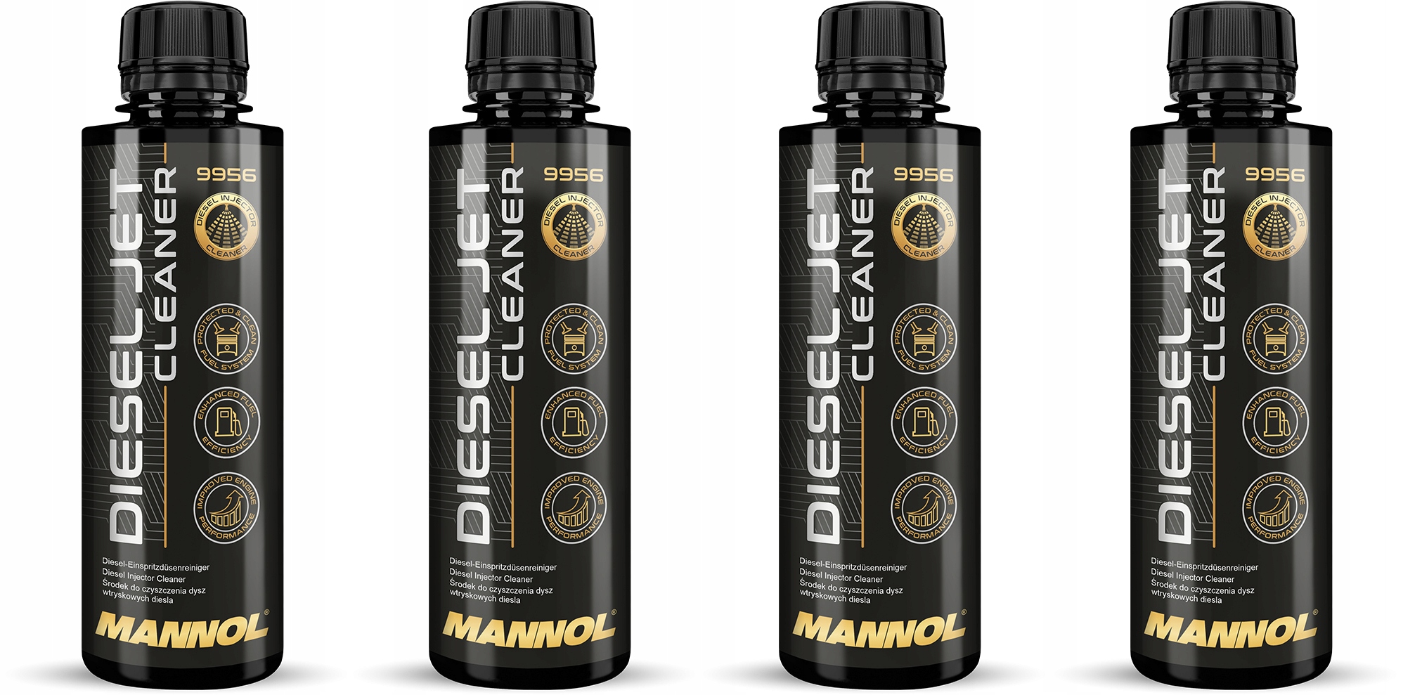 4x Mannol Dodatek Do Czyszczenia Wtryskiwaczy Jet Cleaner Diesel 250 ml