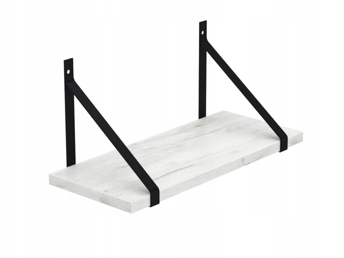 

Półka wisząca loft kuchnia pokój Craft Biały 60cm