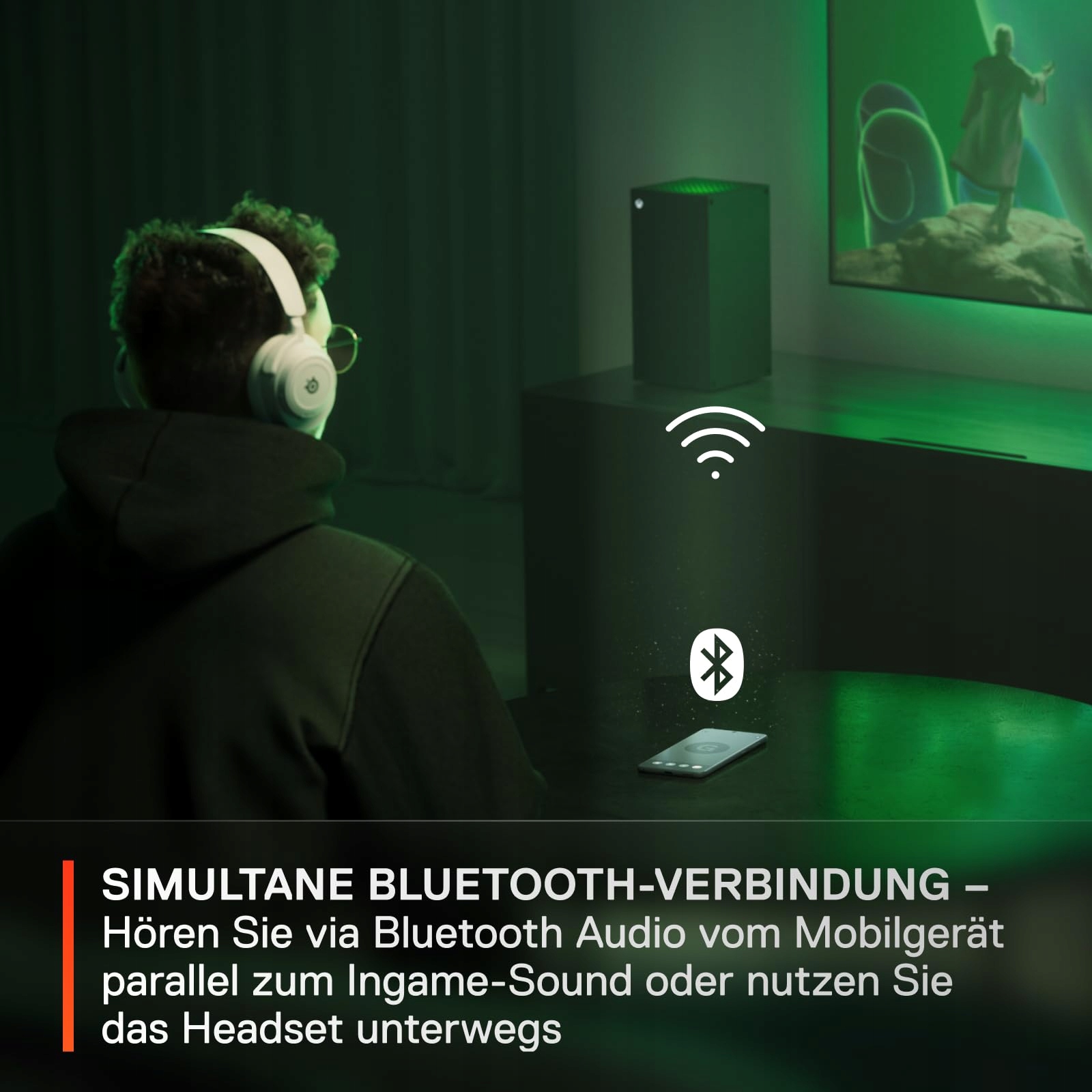 STEELSERIES Arctis Nova 7X Bezprzewodowy Zestaw Słuchawkowy Gamingowy — miniatura 2