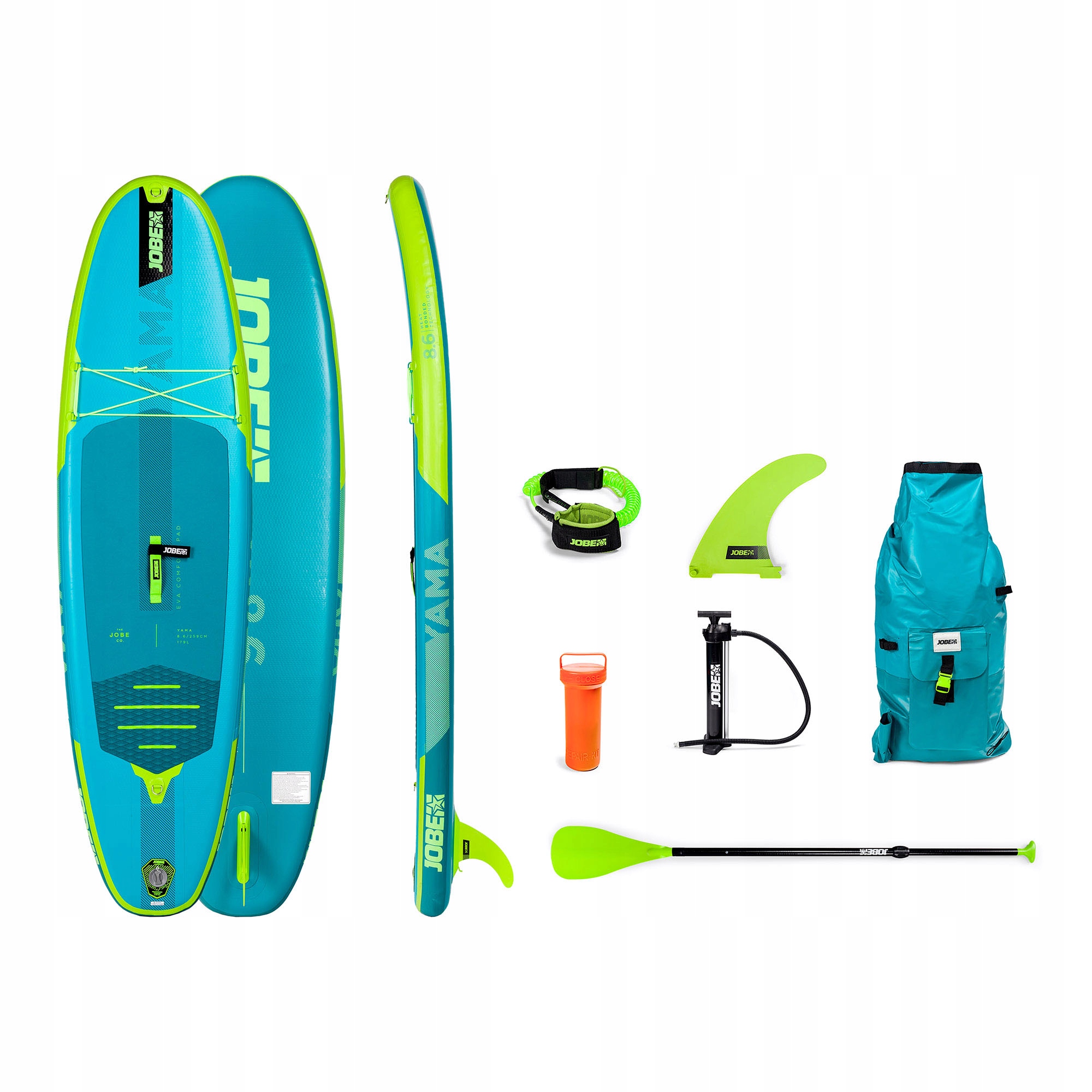 Deska Sup Jobe Aero Yama 8'6" zielona 8.6