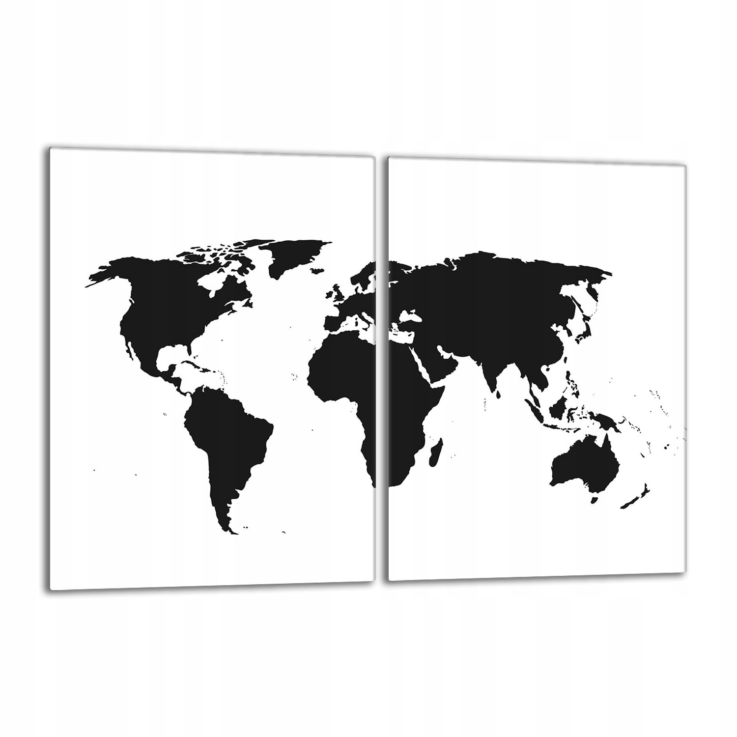 Skleněná ochranná deska na sporák 2x40x52 Mapa Do Kuchyně