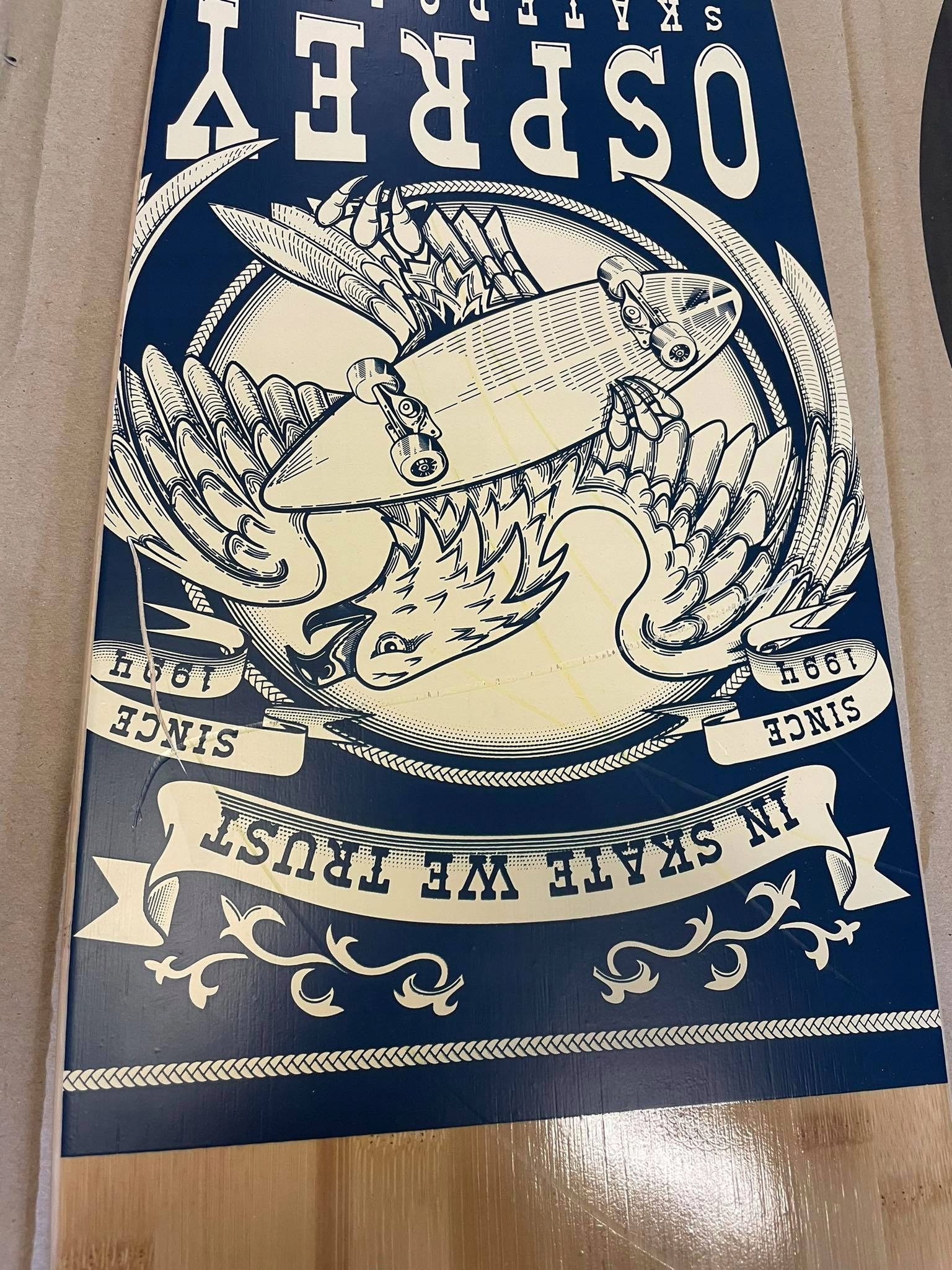 Osprey Deskorolka Longboard Eagle 42" Twin Tip - Trucki Drop-Through 7" Szerokość 1