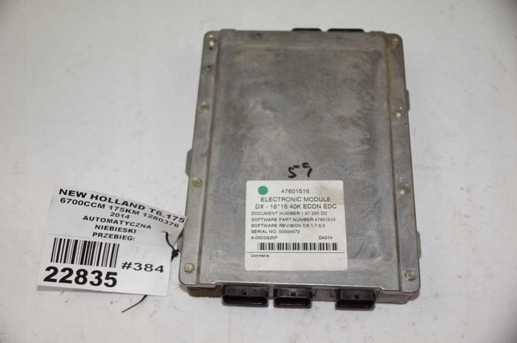 ECU Computer NEW HOLLAND 47601516 T6.175 #384
