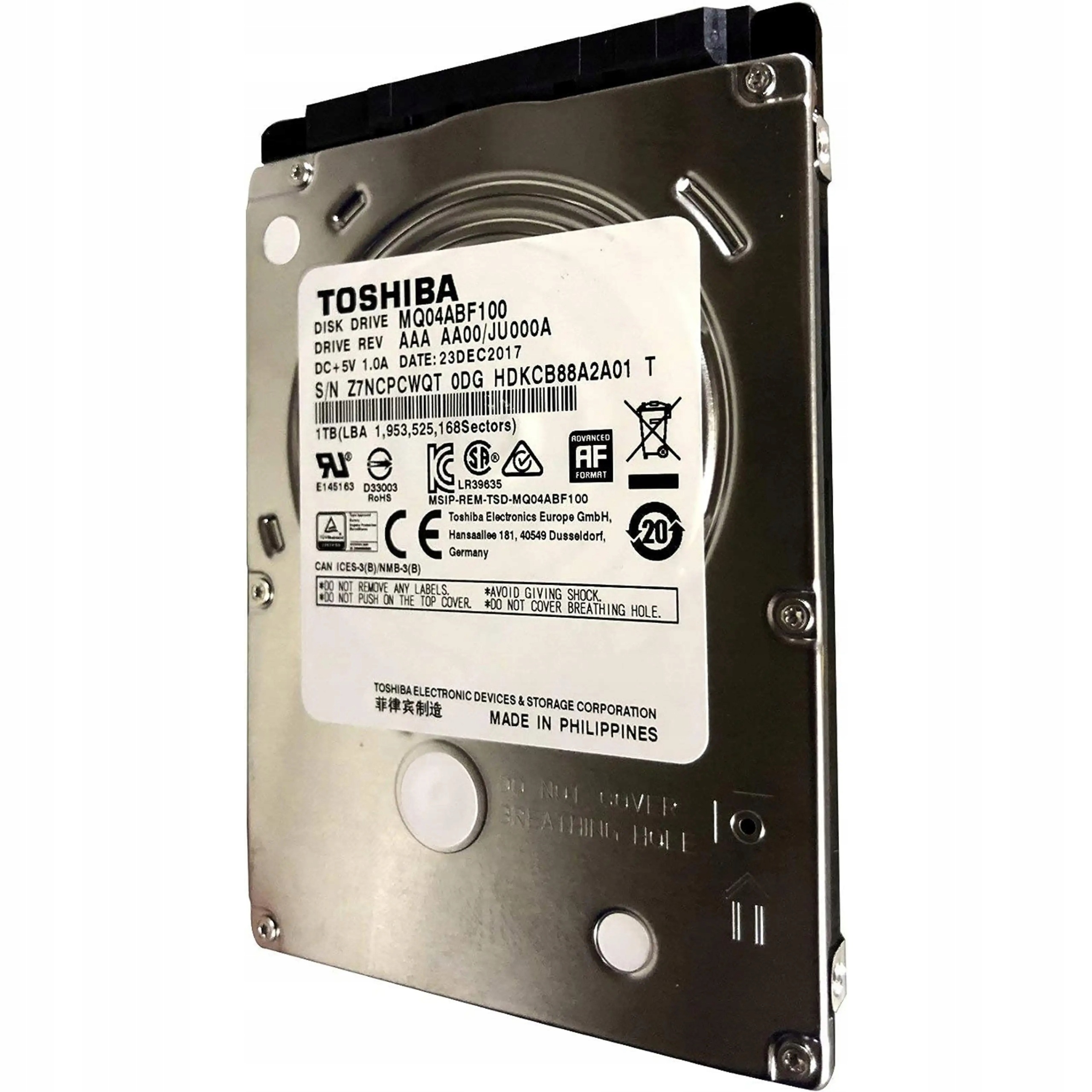 Pevný Disk Hdd Toshiba MQ04ABF100 1 Tb 2,5" Sata III