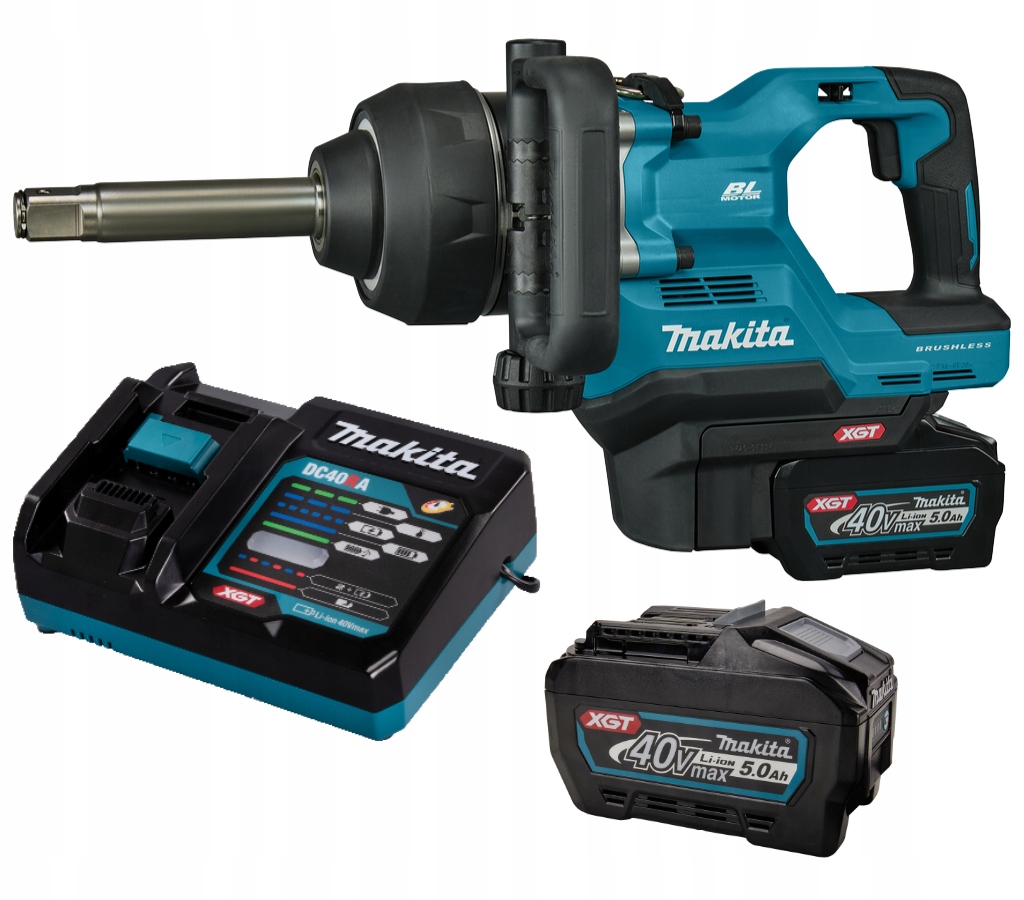 Klucz udarowy Makita TW010GT201 Xgt 40 V 2*BL4050F DC40RA 4000Nm
