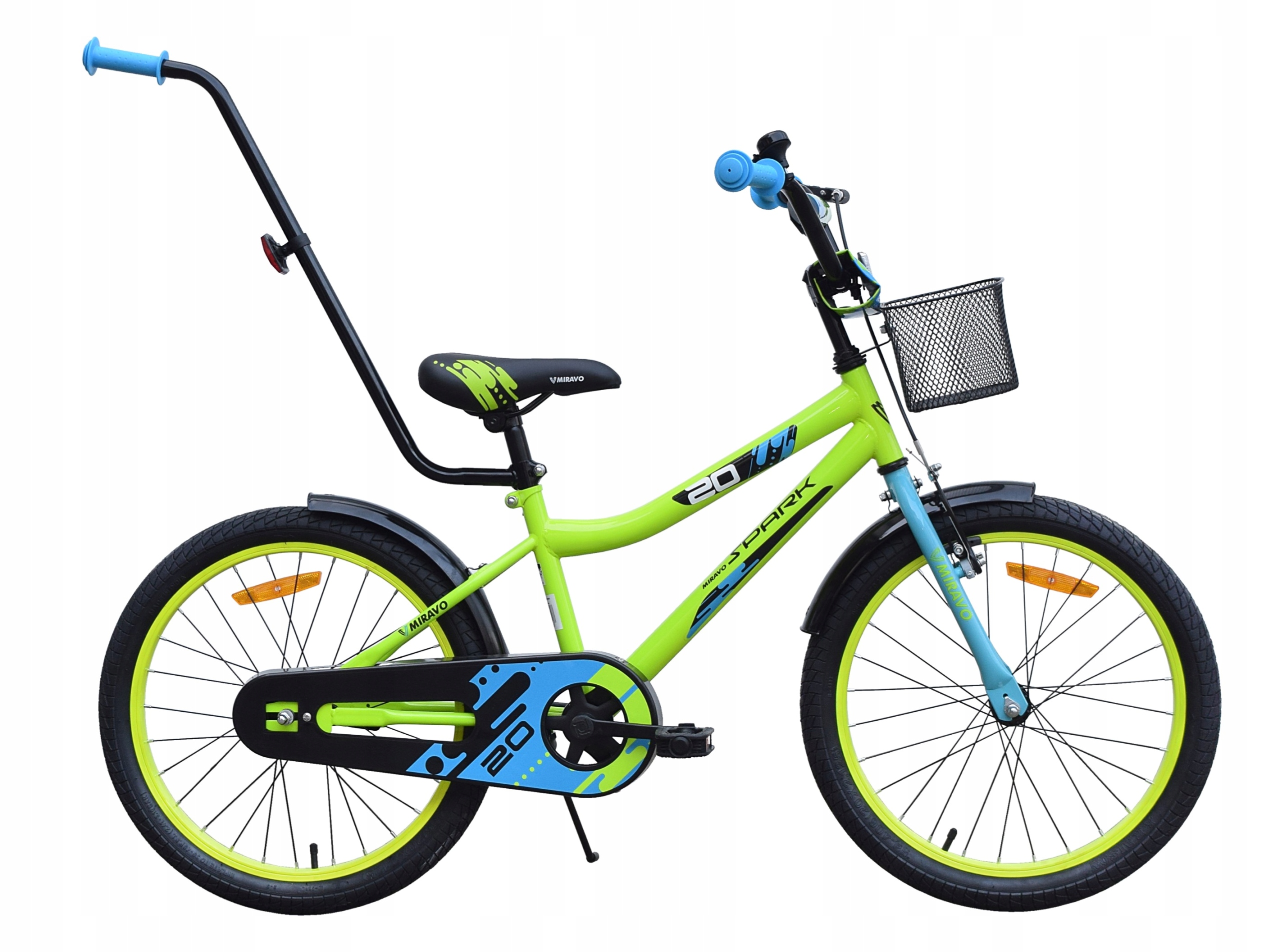 Rowerek Dziecięcy 20 Cali Miravo Rower Dla Chłopca Koszyk Prowadnik