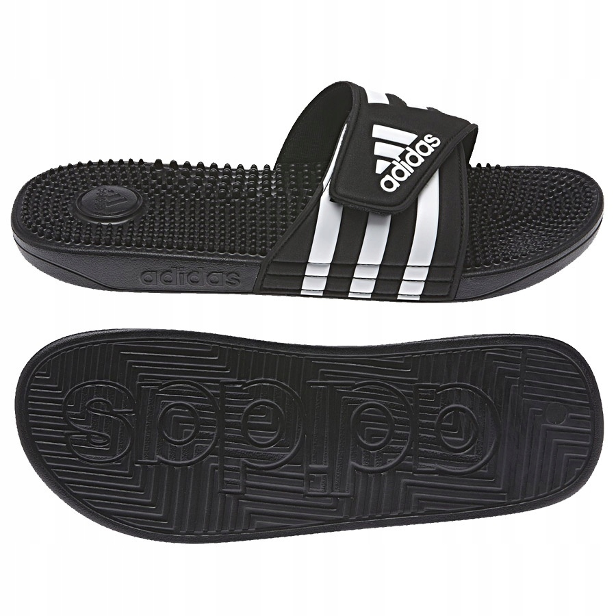 Adidas Adissage [44,5] Nazouváky Unisex Černá