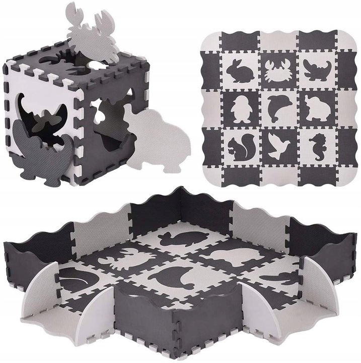 

Duża Mata Piankowa Kojec Puzzle Piankowe 25 elemen