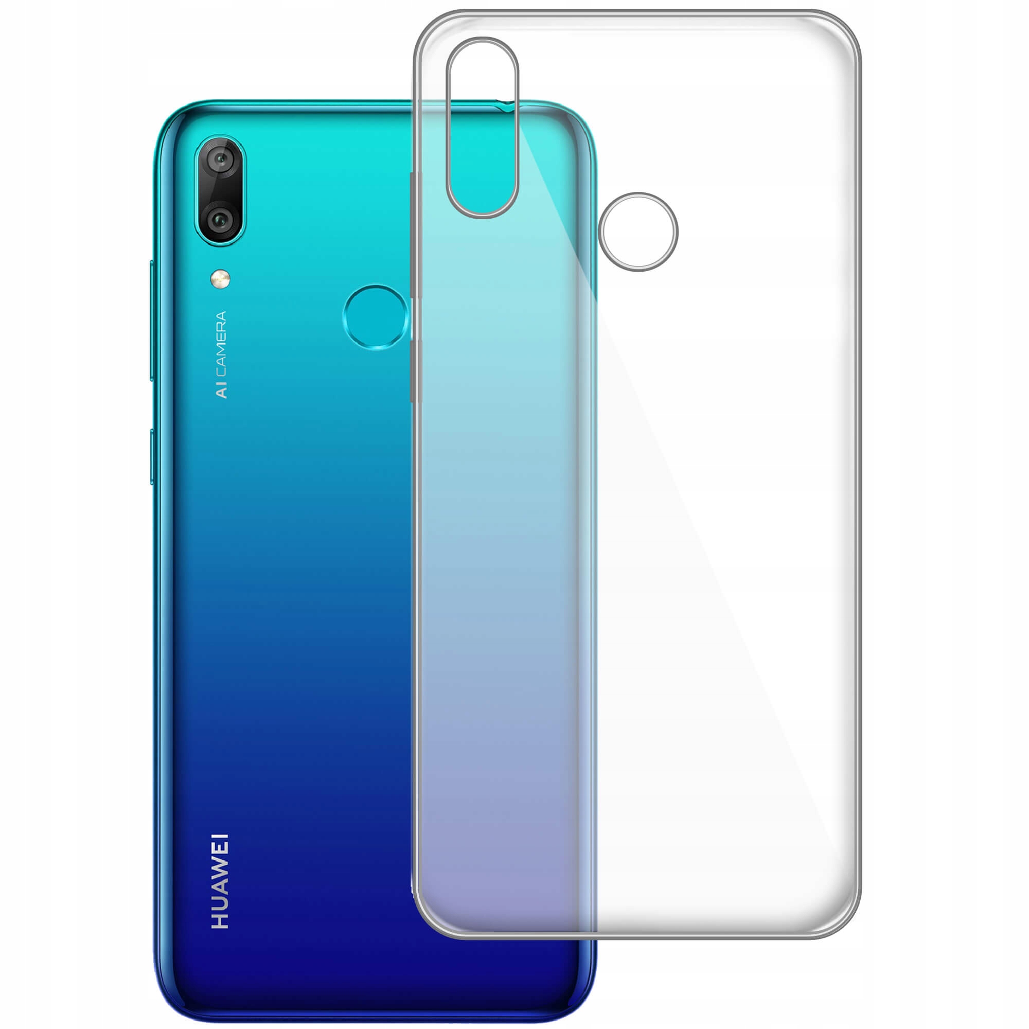 

Etui do Huawei Y7 2019 gumowe Slim Clear View