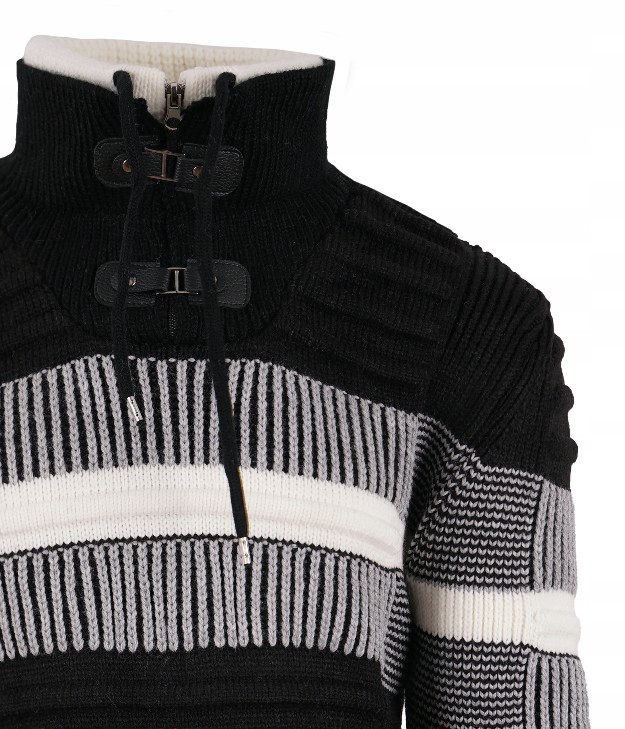 SWETER WEŁNIANY GRUBY MĘSKI CIEPŁY GOLF STÓJKA 3XL Materiał dominujący wełna