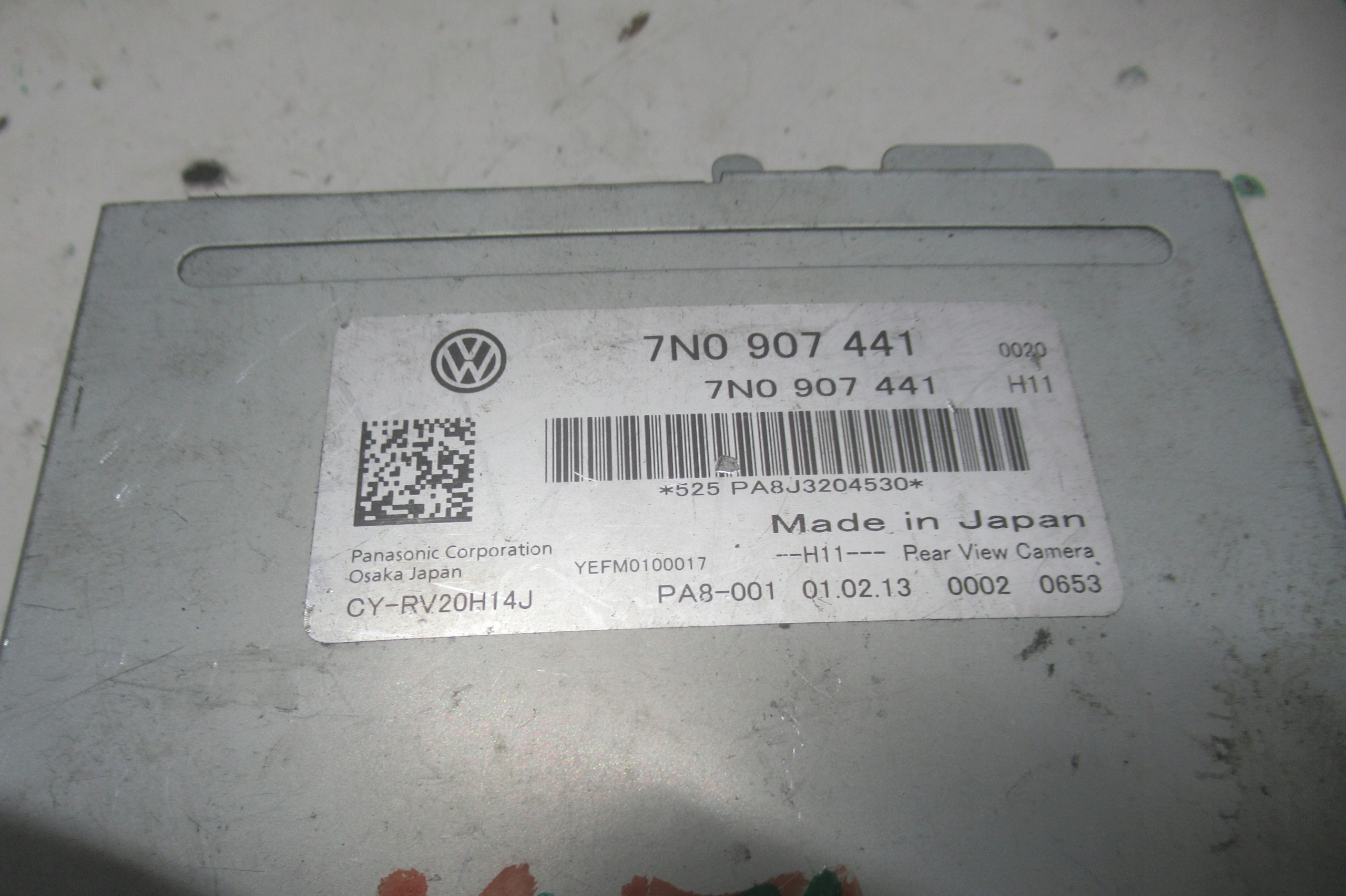 VW SHARAN 12R Bedienteil KAMERY 7N0907441