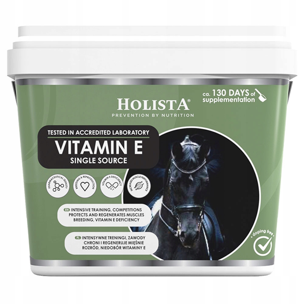 Holistaequine Vitamin E Single Source 800g Na Niedobory Witaminy E Dla Koni