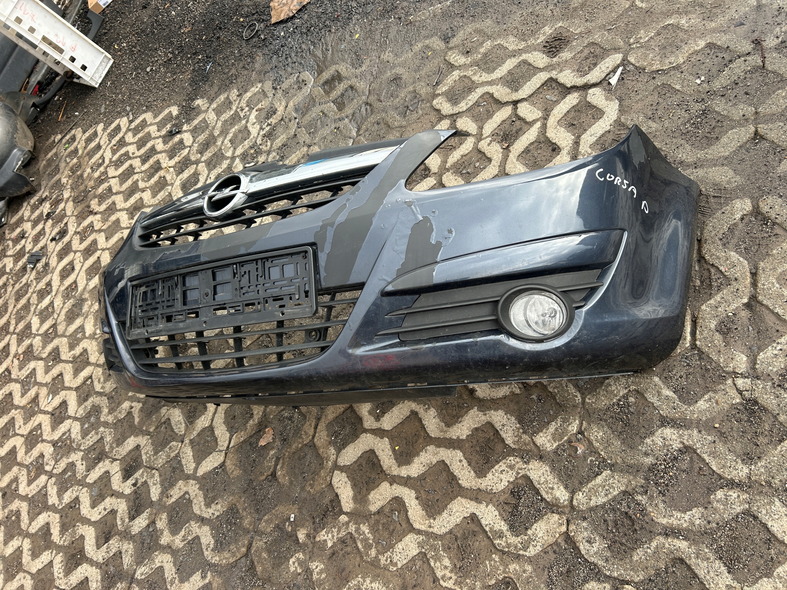 OPEL CORSA D bumper front front complete Z168