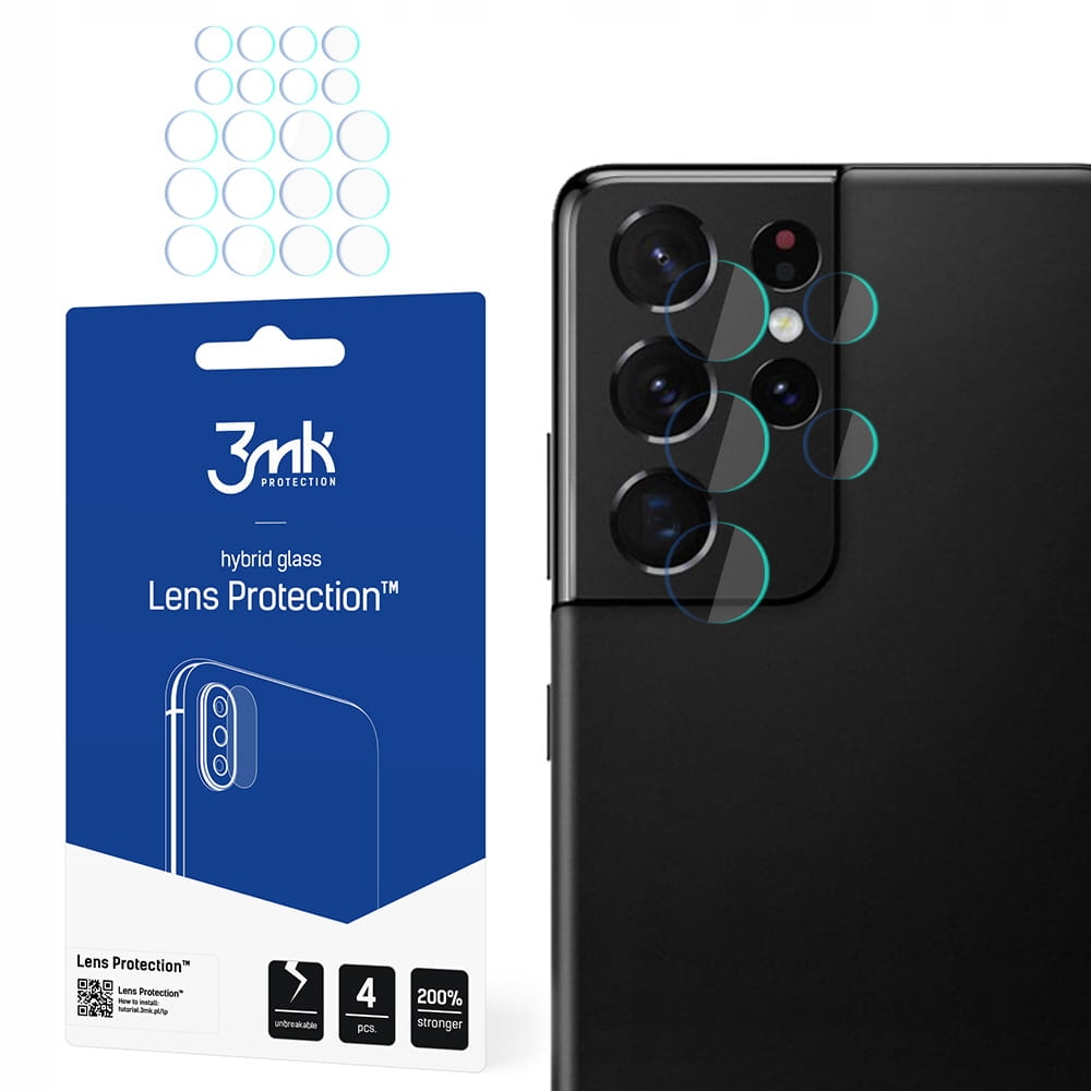 

Szkło na aparat do Samsung Galaxy S21 Ultra 3mk
