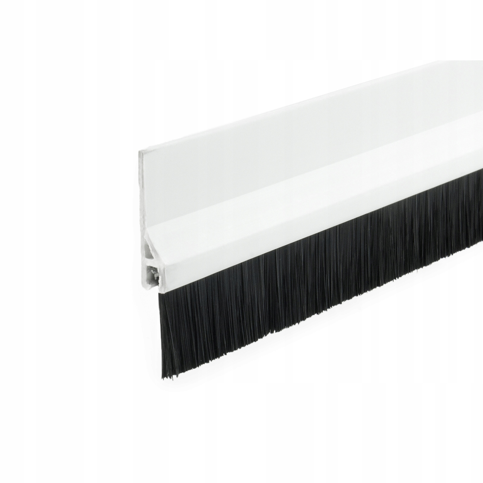 Těsnicí páska s kartáčkem, Samolepicí , 20 mm, bílá, 98 cm, 10 Ks