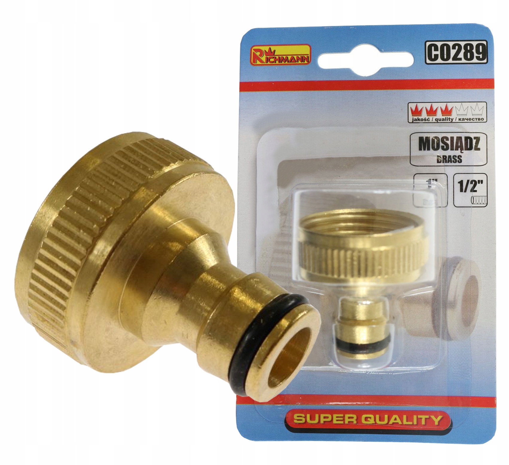 

Przyłącze Do Kranu 1'' Mosiądz Richmann