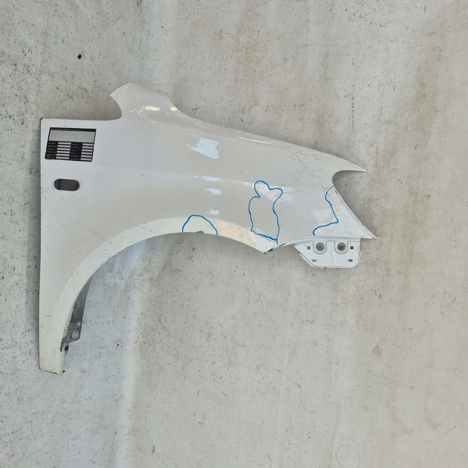 VW CADDY III 3 2K LIFT 10-15 fender front front right