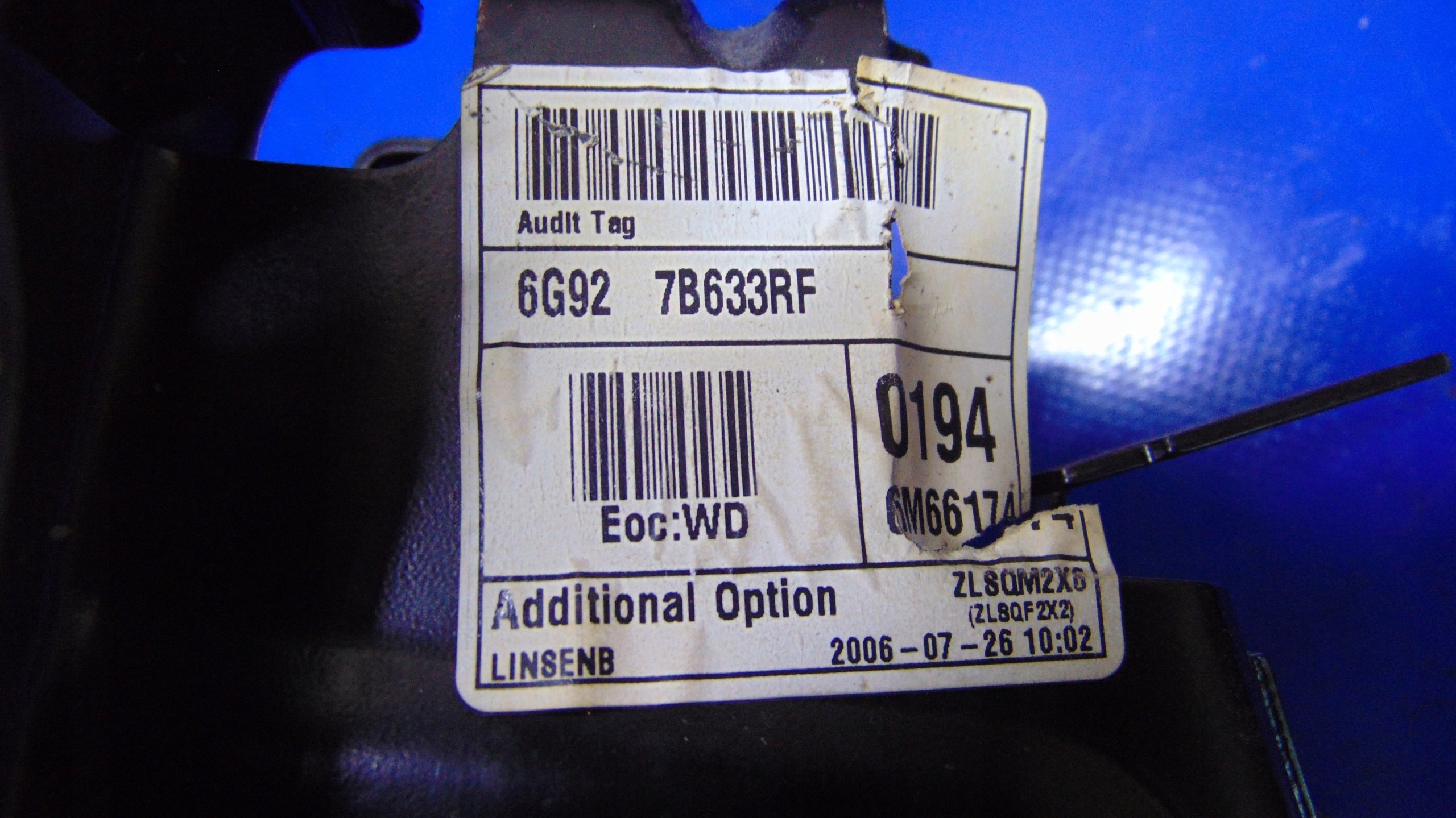 clutch pedal 2.0 16V FORD S-MAX and 06-14 year