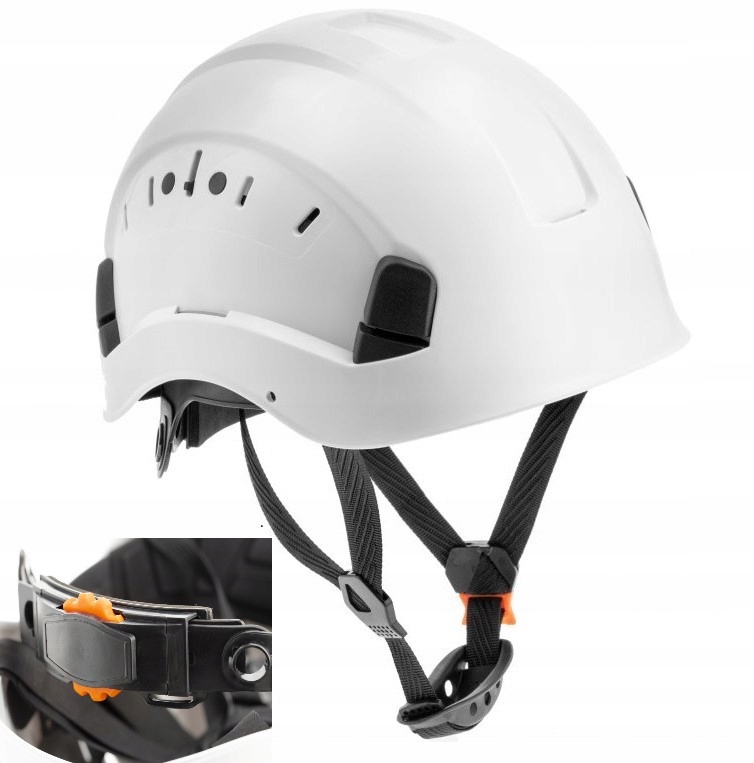 Kask Hełm Wysokościowy Ochronny 4 Punktowy Wentylowany Roboczy Regulowany