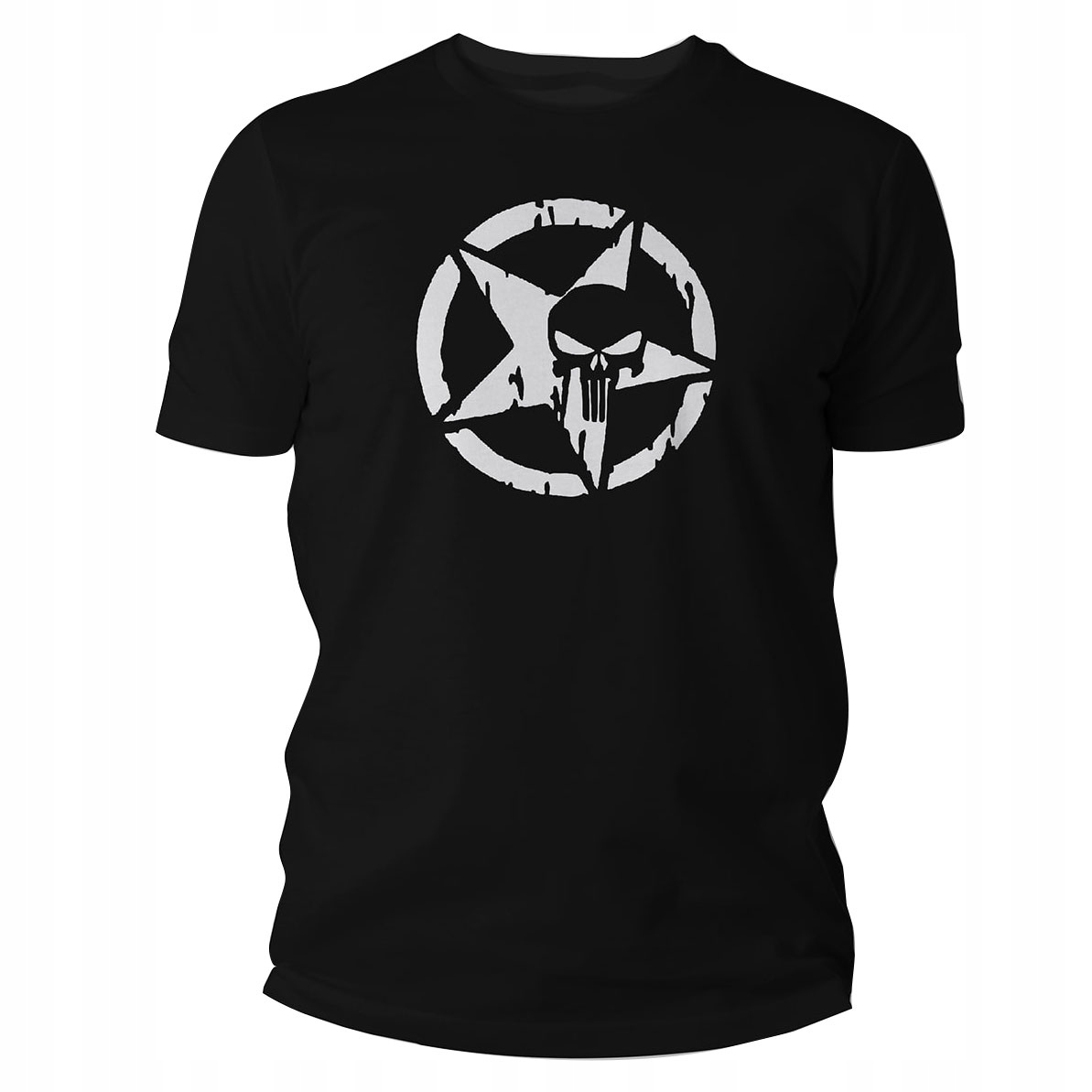 Koszulka męska t-shirt TigerWood Military Punisher czarna M