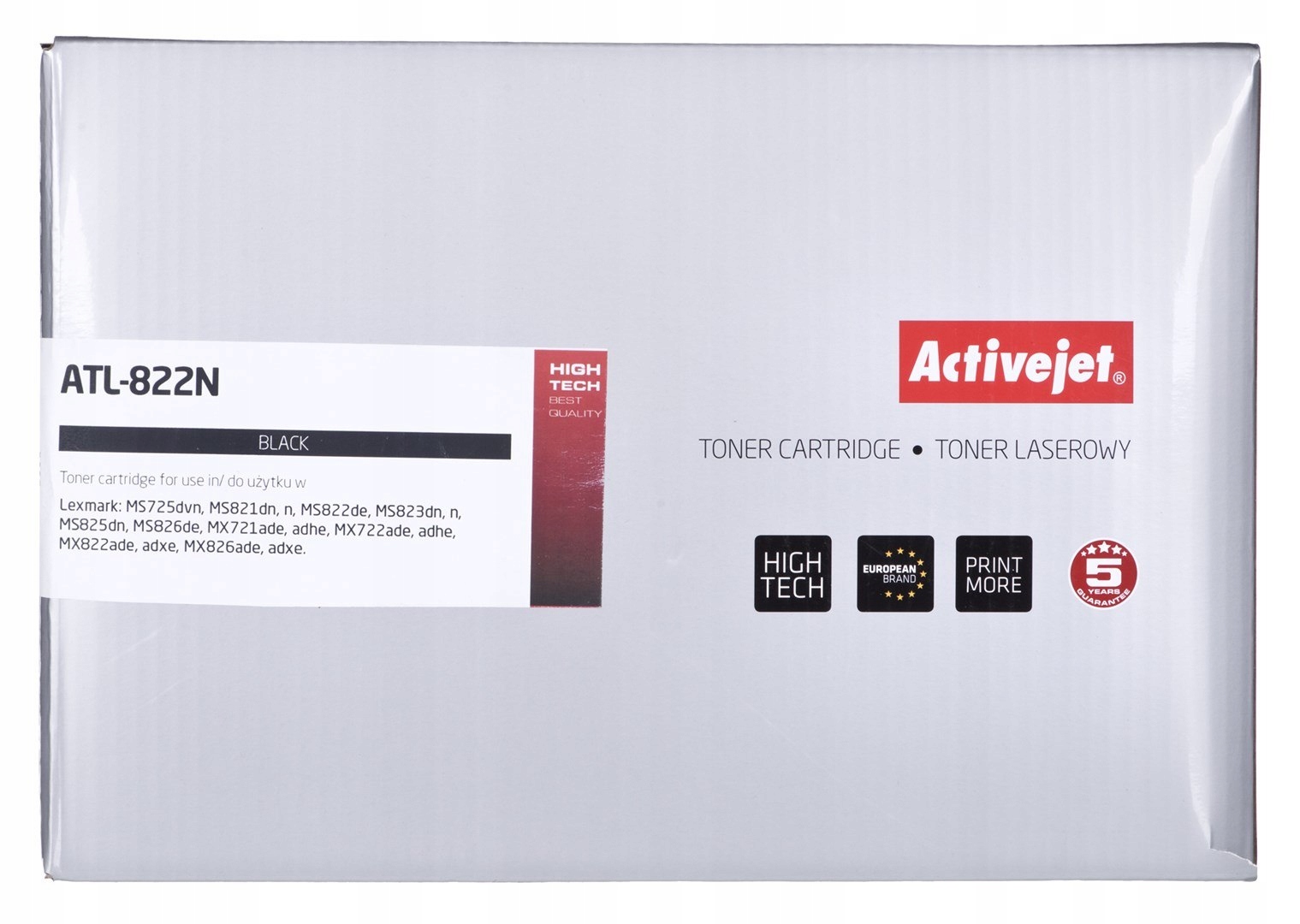 Toner Activejet ATL-822N (zamiennik do Lexmark 58D2H00; Supreme; 15000 stro