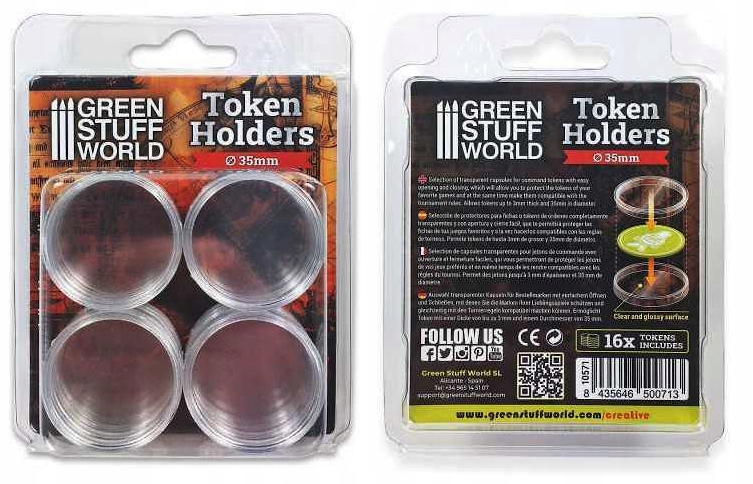 Token Holders 35mm osłona na żeton 16 szt.