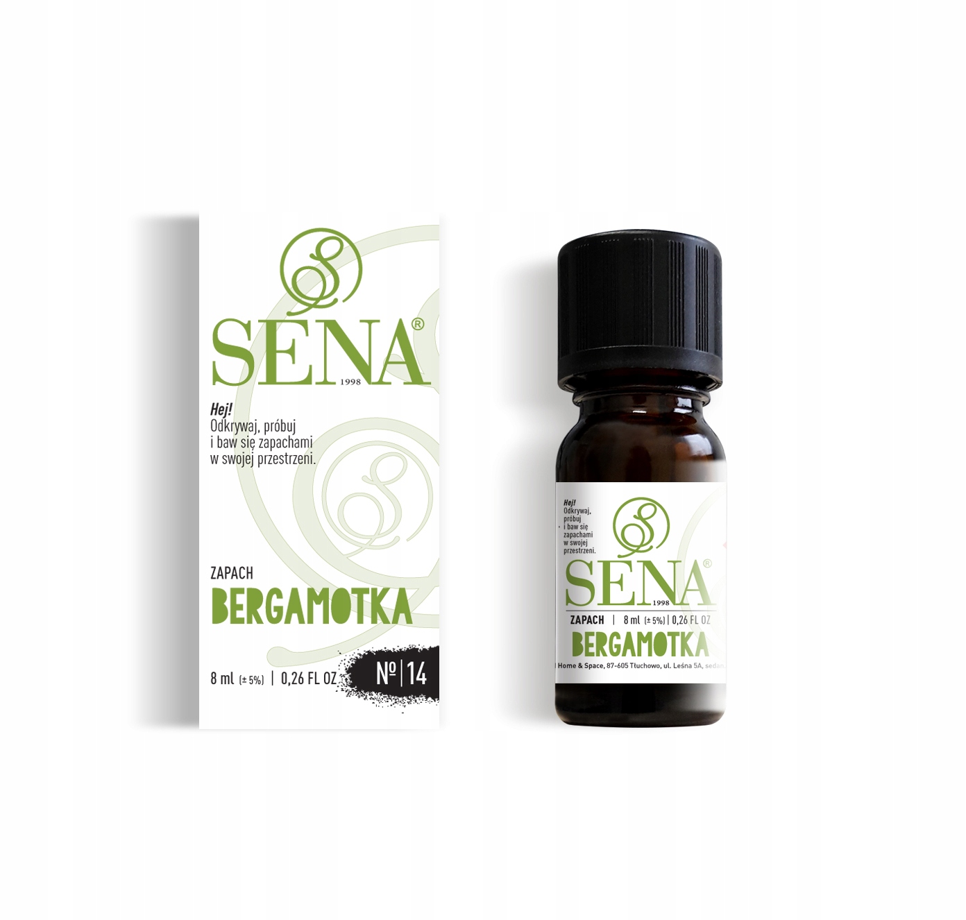 

Sena Olejki zapachowe eteryczne zapach Bergamotka