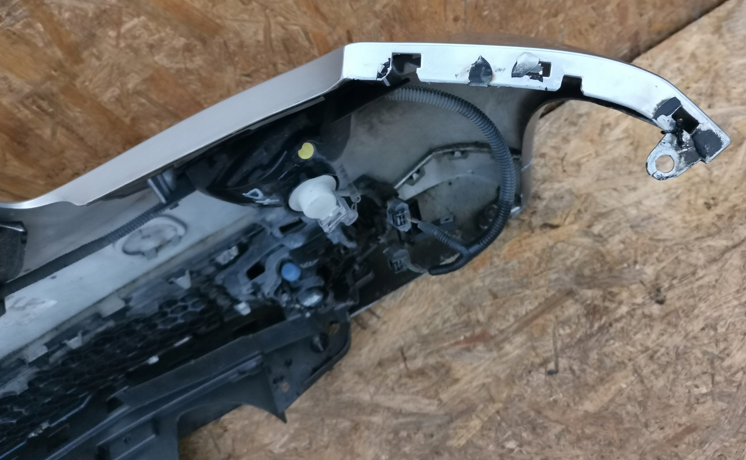 complete front SMART 453 BRABUS bonnet bumper tension belt