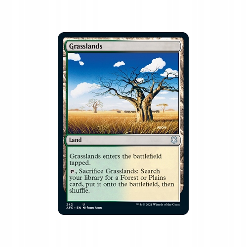 MTG Grasslands (Uncommon)