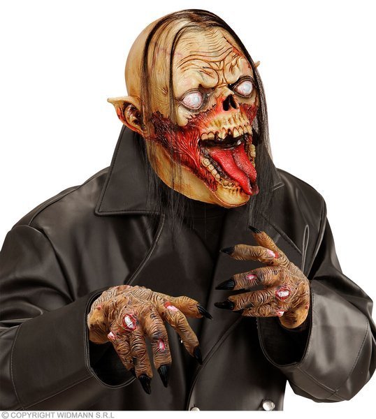 RĘKAWICZKI LATEKSOWE ZOMBIE Z RANAMI SZPONY Płeć uniseks