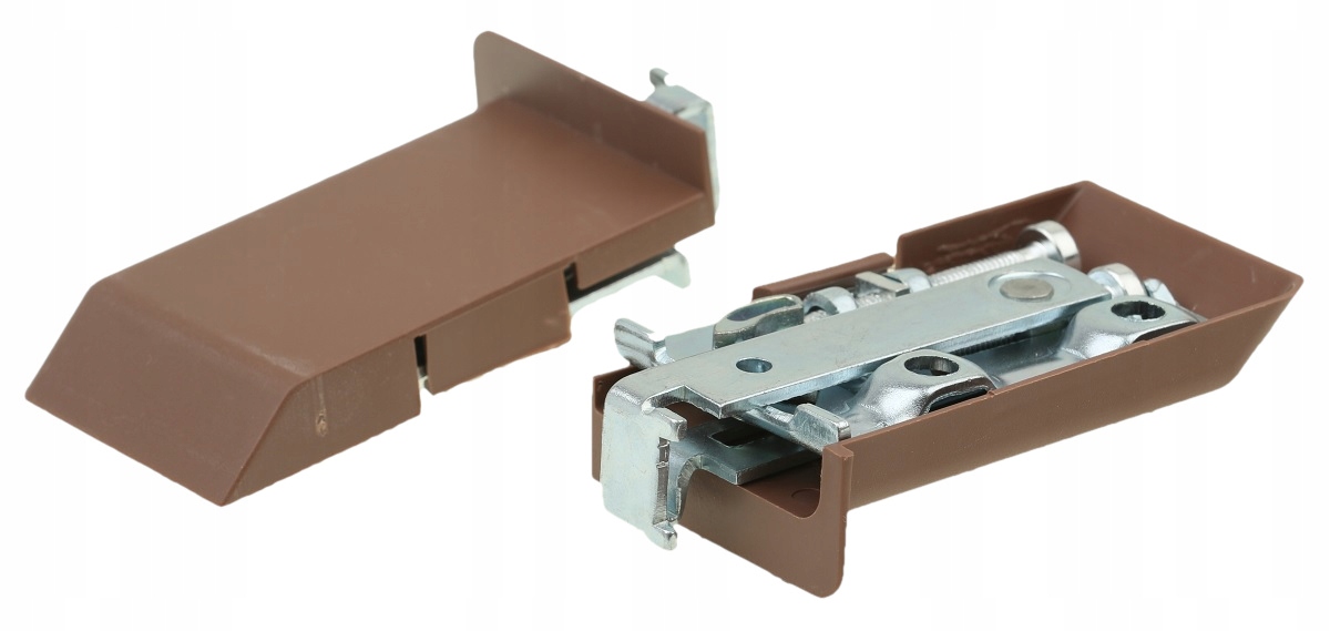 ZAWIESZKA REGULOWANA MEBLOWA DO SZAFEK BRĄZ L+P