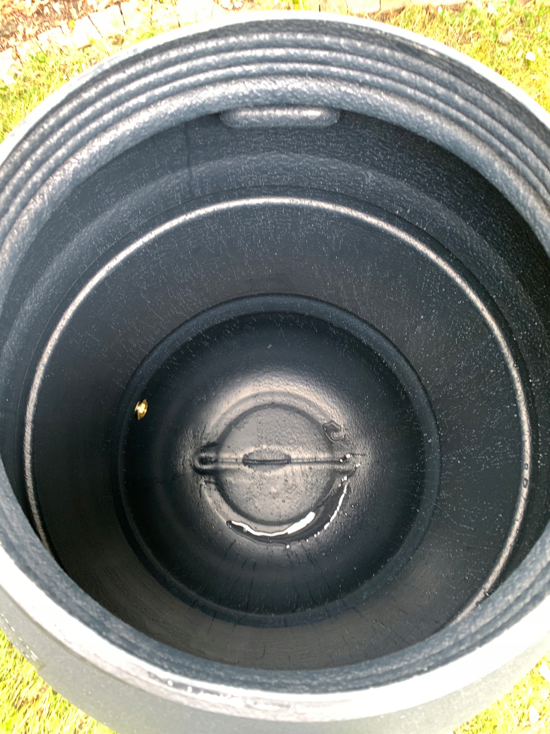 Beczka plastikowa 200 220L po spożywce, czarna Marka inny