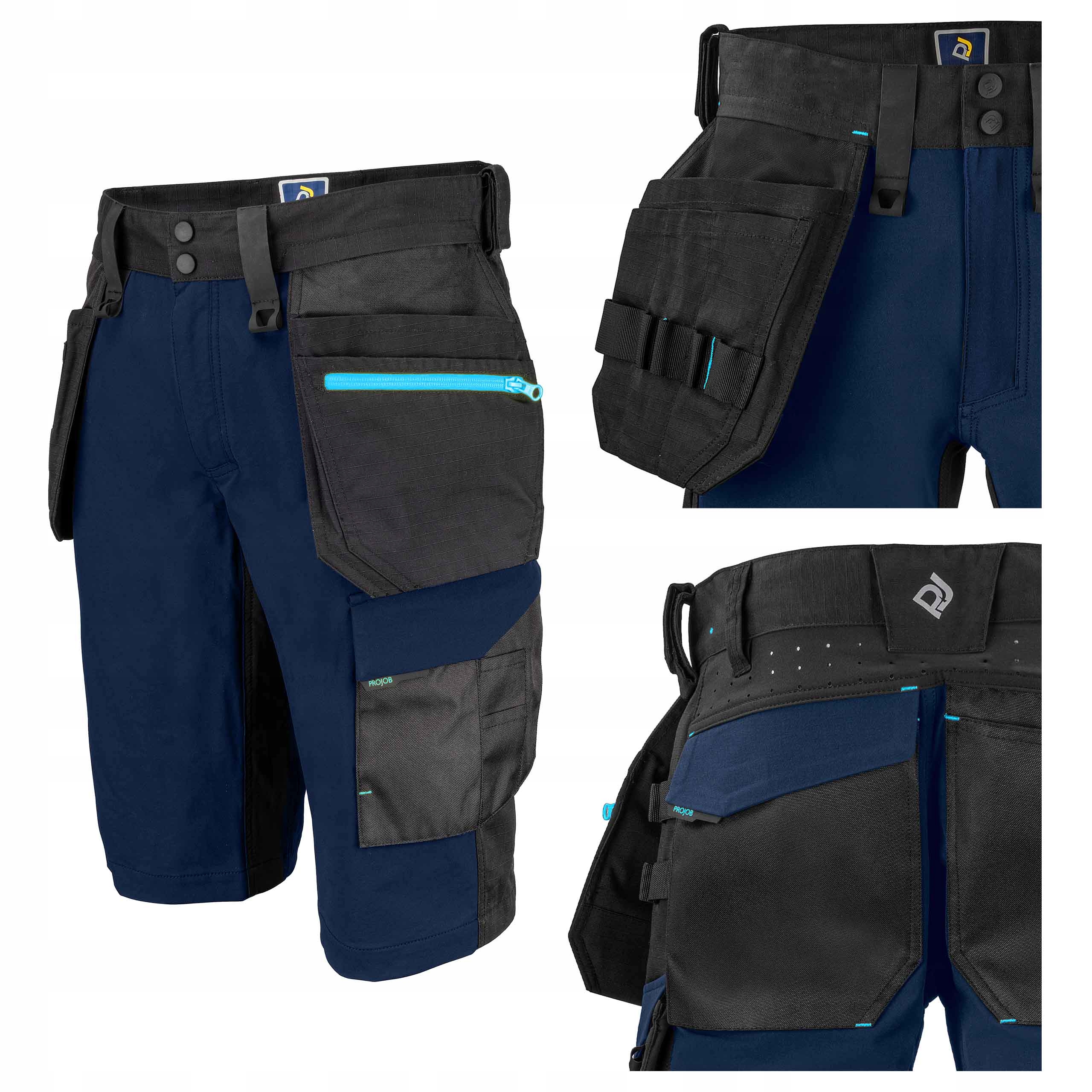 Krótkie Spodnie Robocze ProJob 5562 Elastyczne, Wentylowane