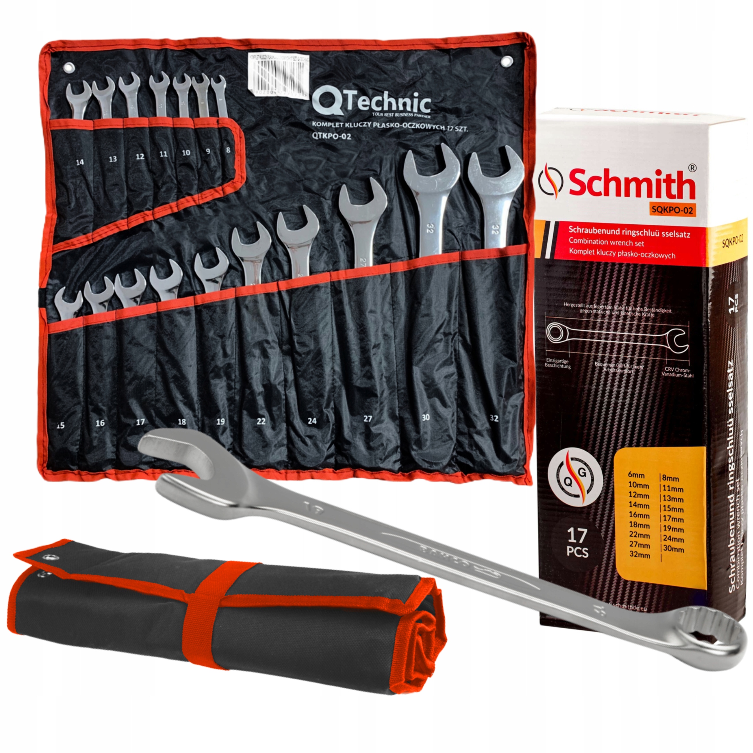 

Schmith Klucze Płasko Oczkowe Zestaw 6-32mm 17el