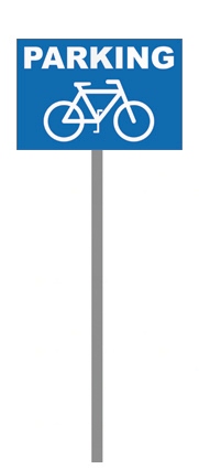 TABLICZKA PARKING DLA ROWERÓW PROFIL 20x30 100cm