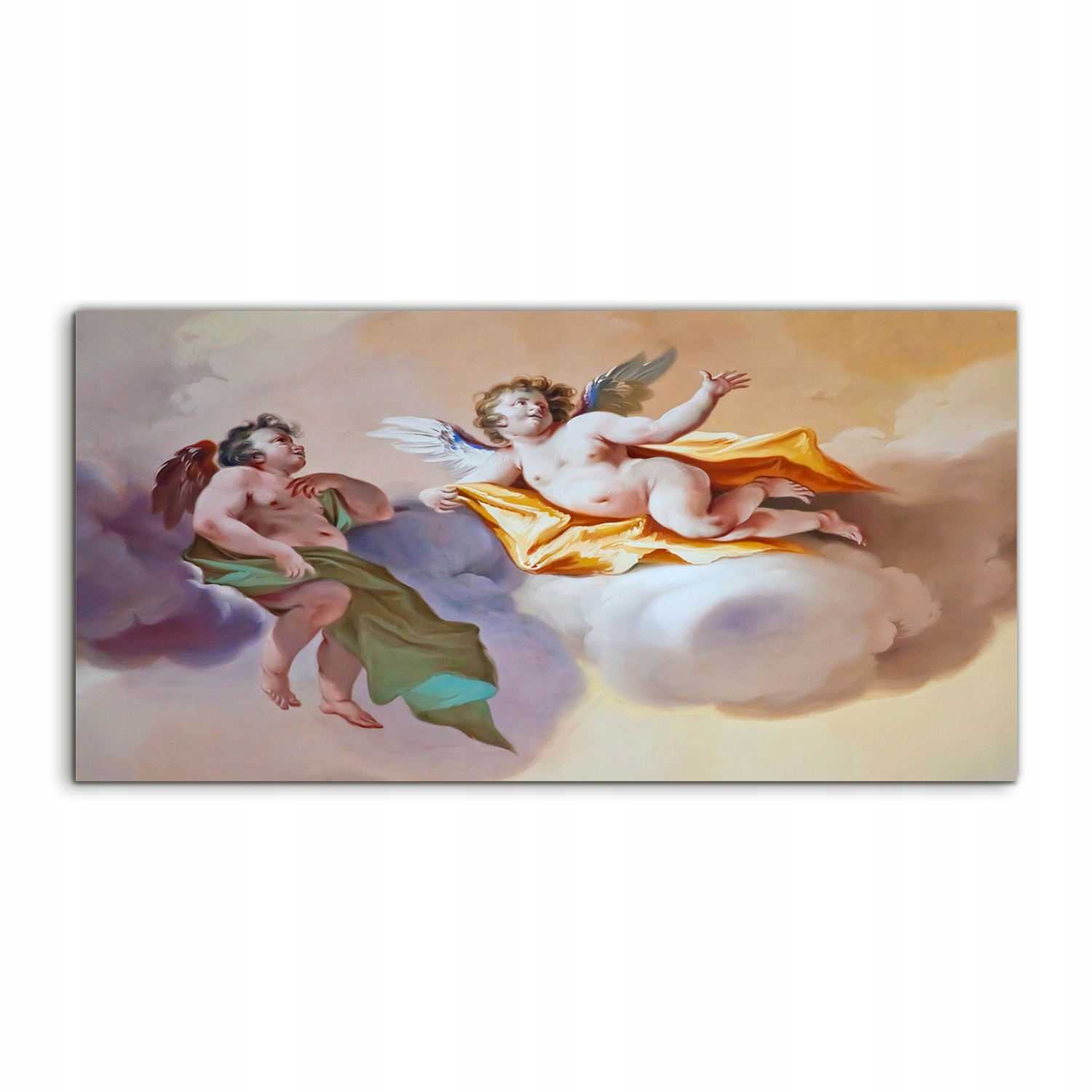 

Obraz akryl 140x70 na ścianę Anioły Chmury Fresco