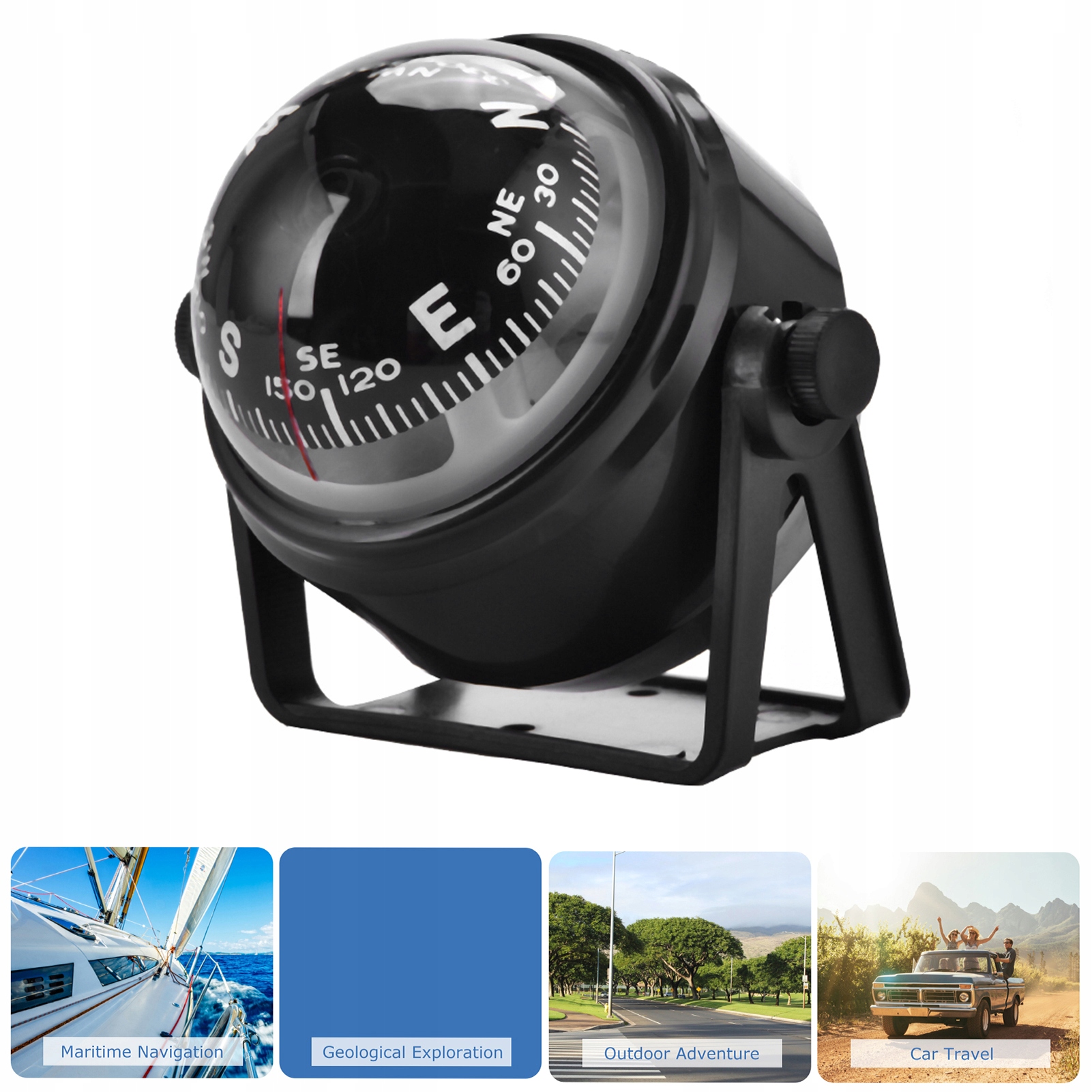 KOMPAS SAMOCHODOWY BUSOLA TERMOMETR Rodzaj inny