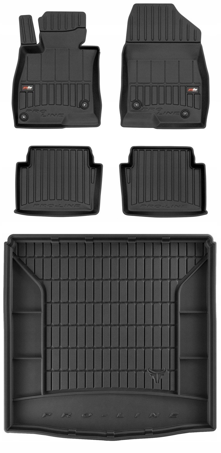Set 3D gumové rohože Mazda 3 3 Sedan 2013-2018 g