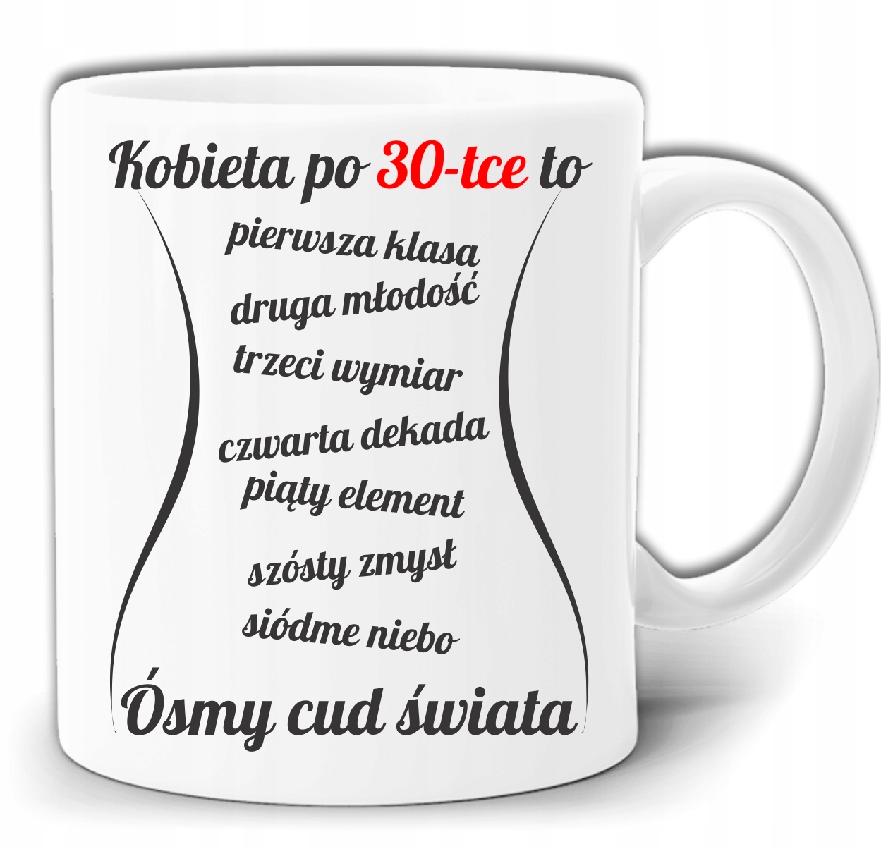 

30 Urodziny Kobieta Po 30-TCE Kubek +pudełko GW180
